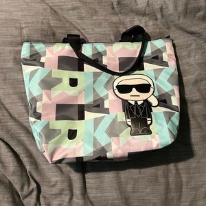 Karl Lagerfeld Amour Appliqué Tote